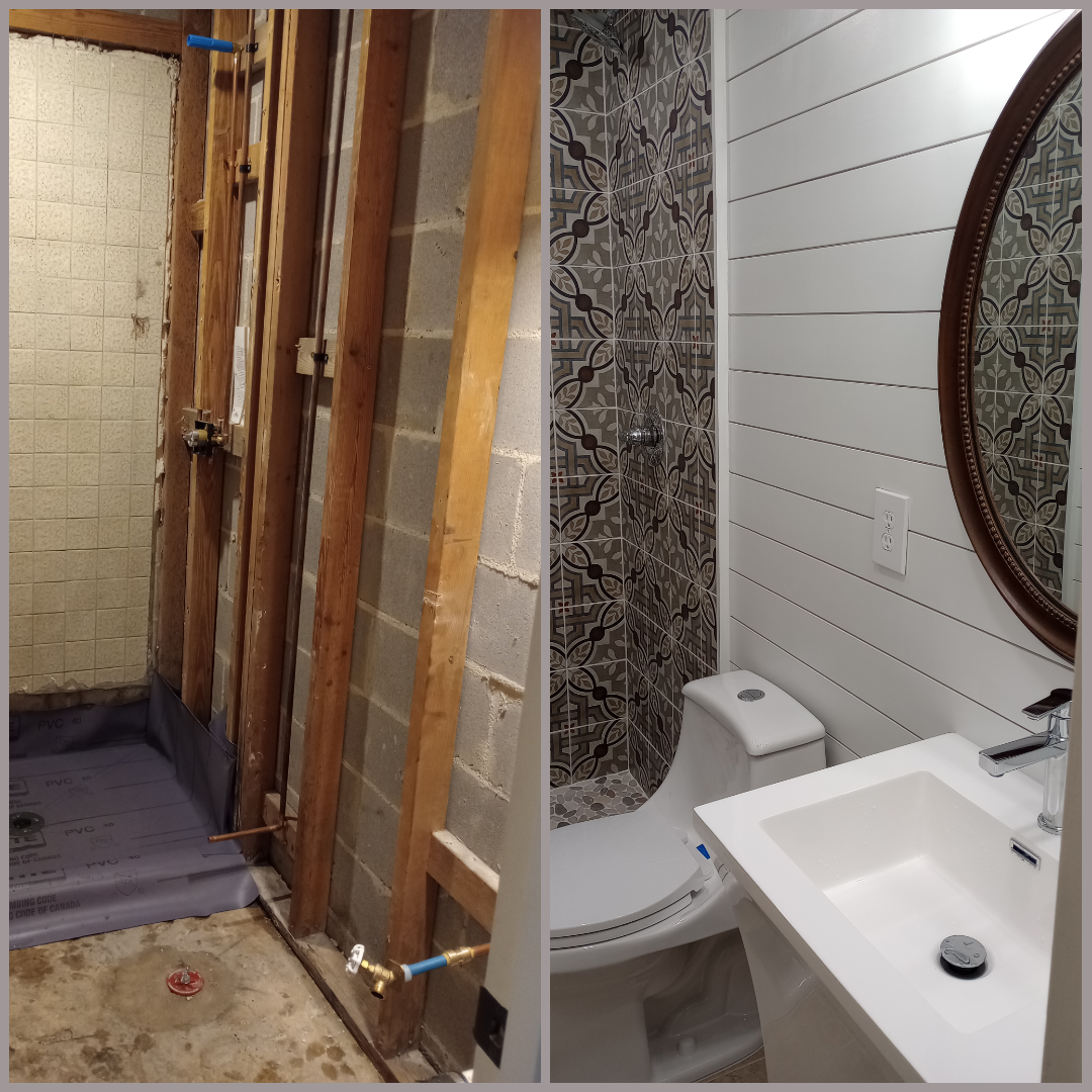 Basement Bathroom Remodel in Meadowbrook Alabama
