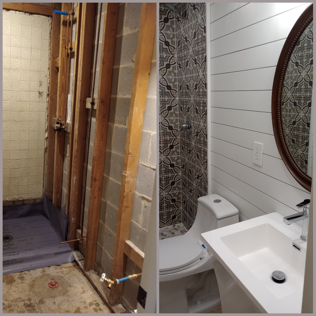 Basement Bathroom Remodel in Meadowbrook Alabama 