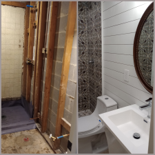 Basement Bathroom Remodel in Meadowbrook Alabama 0