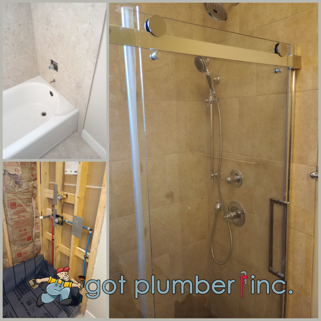 Modern Tub to Shower Conversion in Chelsea, AL